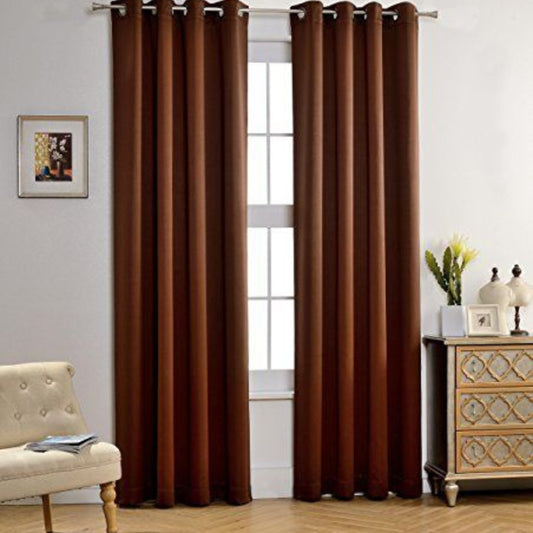 Brown/Chocolate Eyelet Curtain