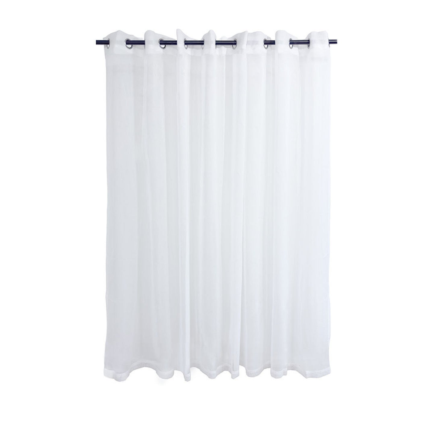 Premium Zephyr White Sheer Eyelet Curtain