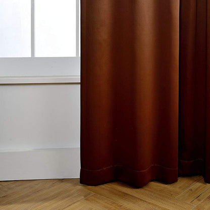 Brown/Chocolate Eyelet Curtain