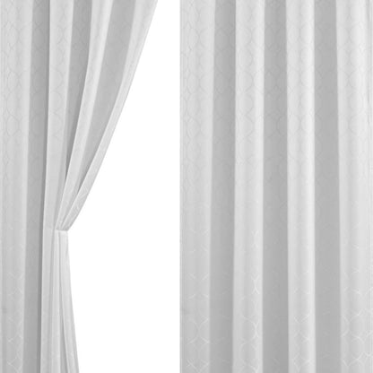 White Light Filtering Eyelet Curtain