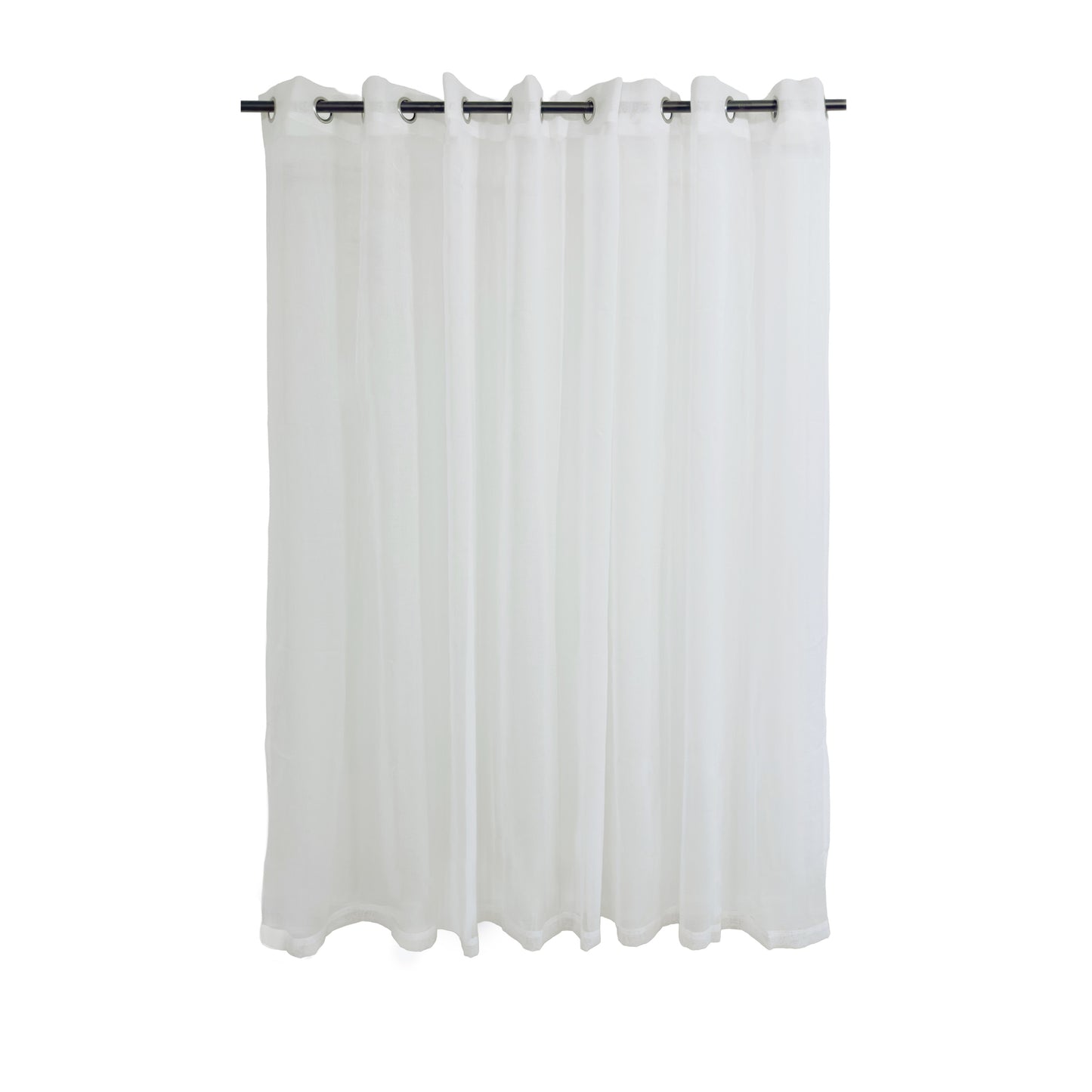 Premium Zephyr Cream Sheer Eyelet Curtain