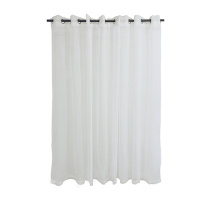Premium Zephyr Cream Sheer Eyelet Curtain