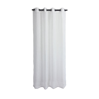 Premium Palma Chalk Sheer Eyelet Curtain