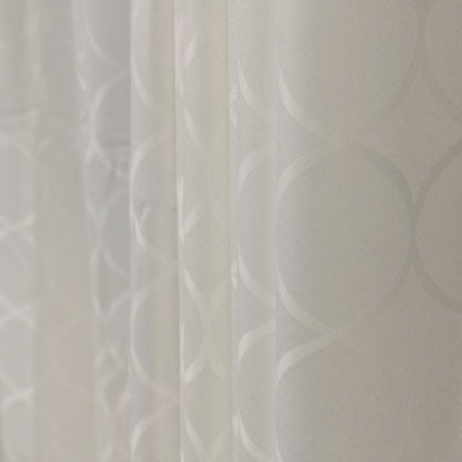 White Light Filtering Eyelet Curtain
