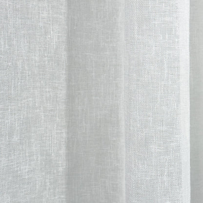 Premium Palma Chalk Sheer Eyelet Curtain