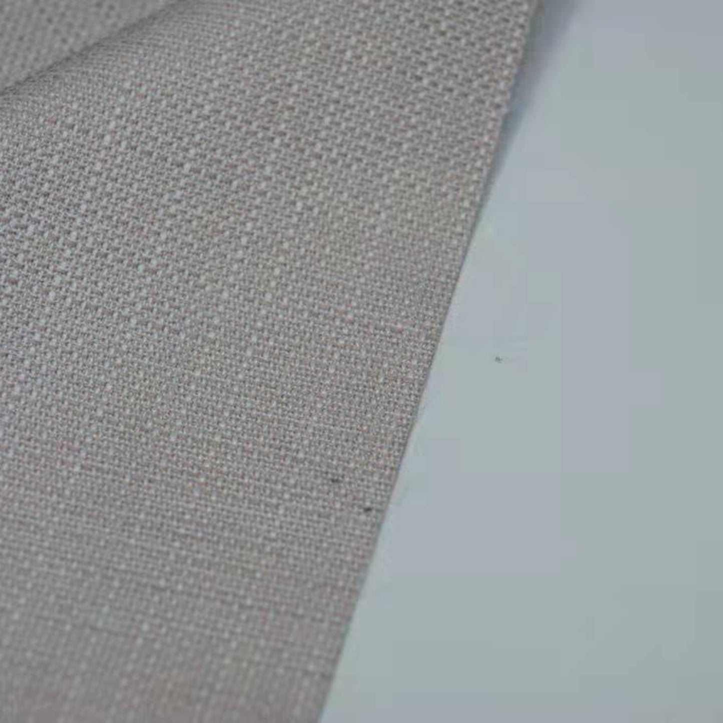 Beige Box Pleat Curtains