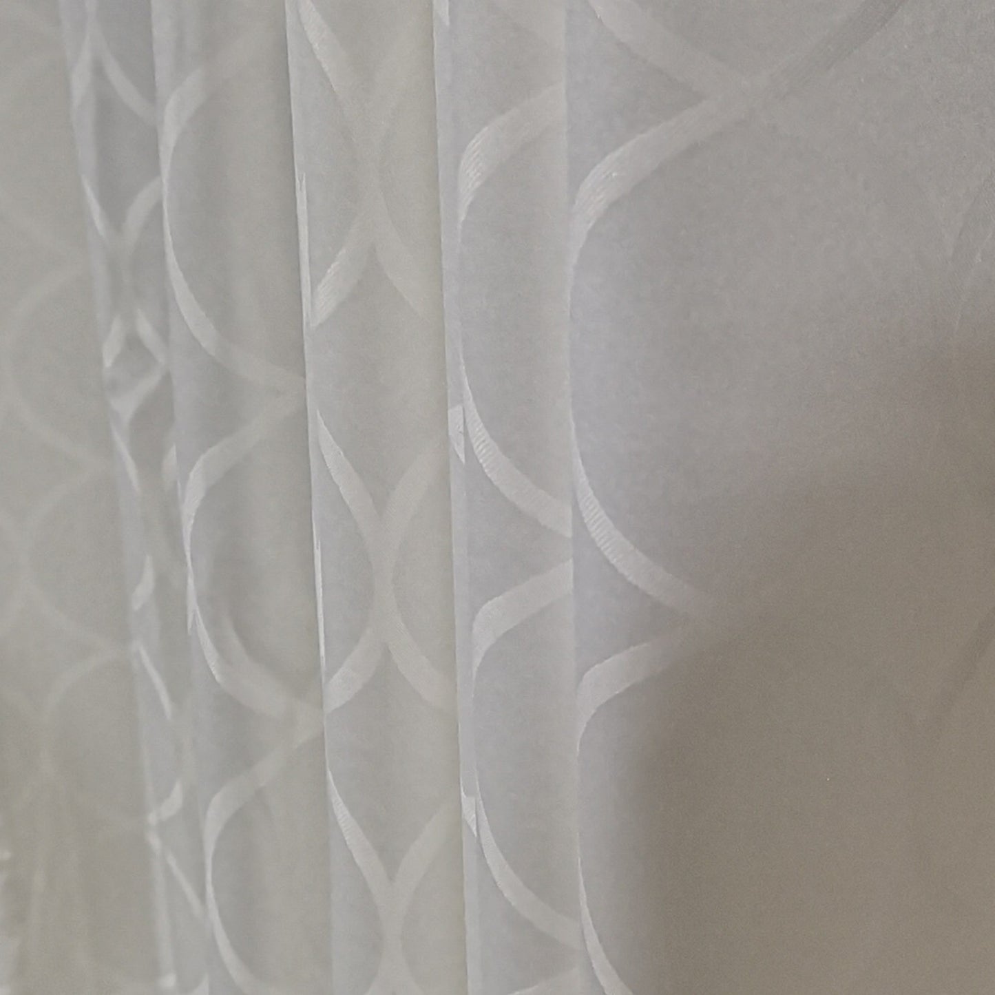 White Light Filtering Eyelet Curtain