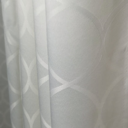 White Light Filtering Eyelet Curtain