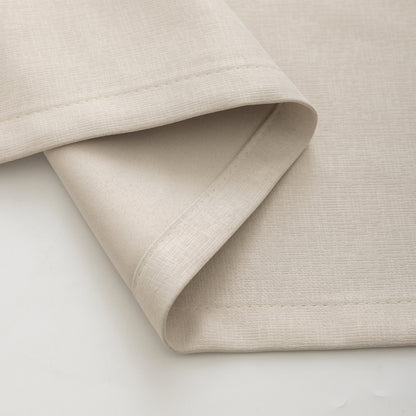 Beige Pattern Eyelet Curtain
