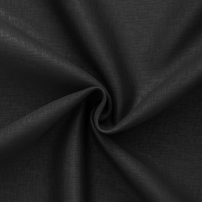 Black Pattern Eyelet Curtain