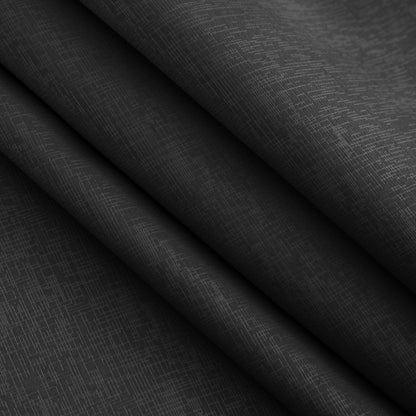 Black Pattern Eyelet Curtain