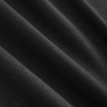 Black Pattern Eyelet Curtain
