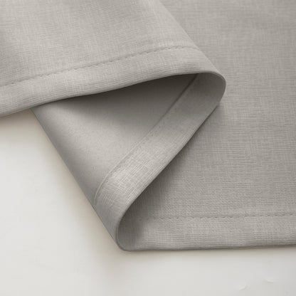 Grey Pattern Eyelet Curtain