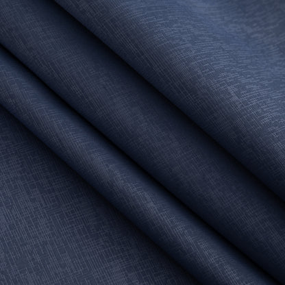 Navy Pattern Eyelet Curtain