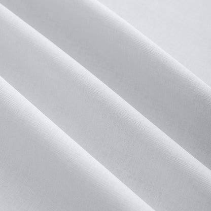 White Pattern Eyelet Curtain