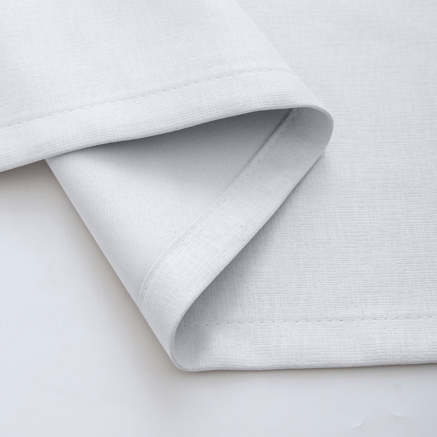 White Pattern Eyelet Curtain