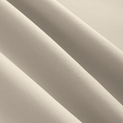 Beige Plain Eyelet Curtain