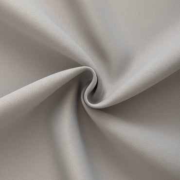 Grey Plain Eyelet Curtain