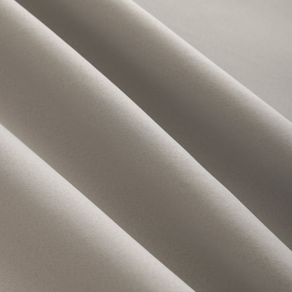 Grey Plain Eyelet Curtain