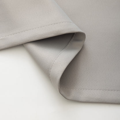 Grey Plain Eyelet Curtain