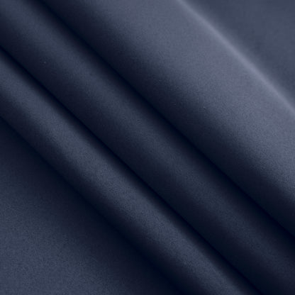 Navy Blue Plain Eyelet Curtain