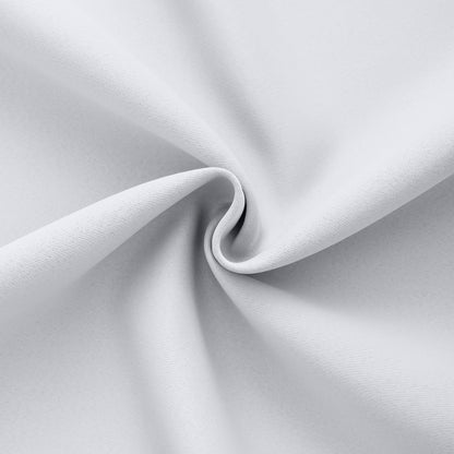 White Plain Eyelet Curtain