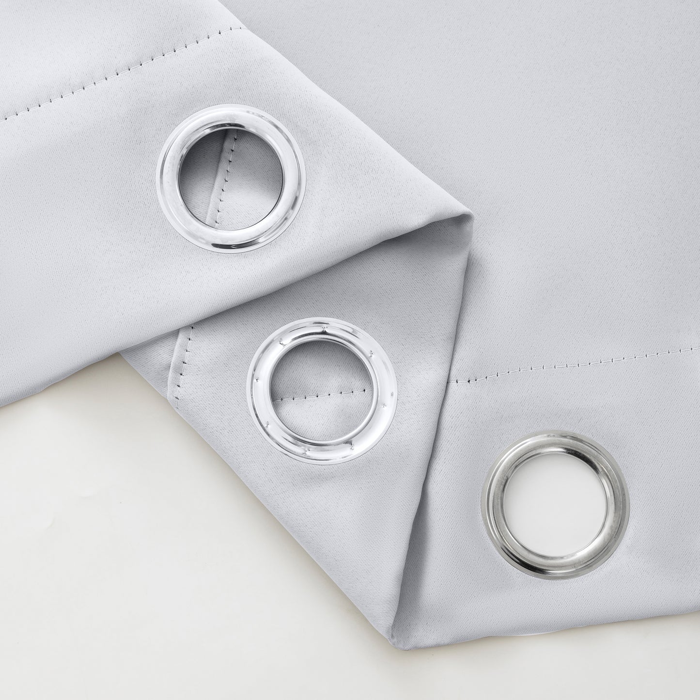 White Plain Eyelet Curtain